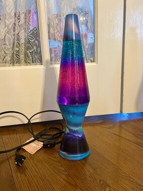 Northern Lights Glitter Lava Motion Lamp